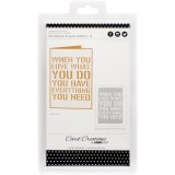 Quote Love - Kaisercraft Card Die Quote Love - Kaisercraft Card Die