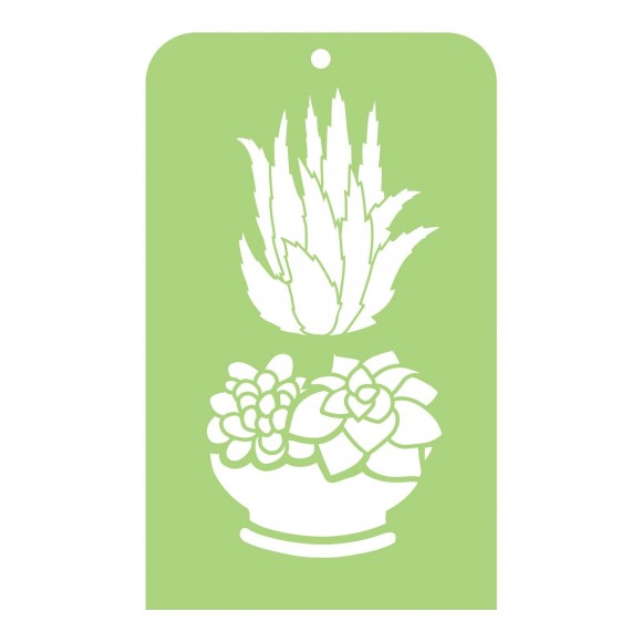 Succulents - Mini Designer Templates - zum Schließen ins Bild klicken