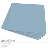 LaCreativ - Cardstock Premium - graublau 30,5x30,5