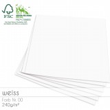LaCreativ - Cardstock Premium - weiß 30,5x30,5