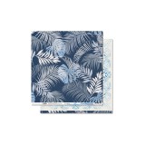 Blue Batik - exotic blue 30,5x30,5 cm