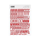 Christmas Street - Puffy Sticker Alphabet Rouge Christmas Street - Puffy Sticker Alphabet Rouge