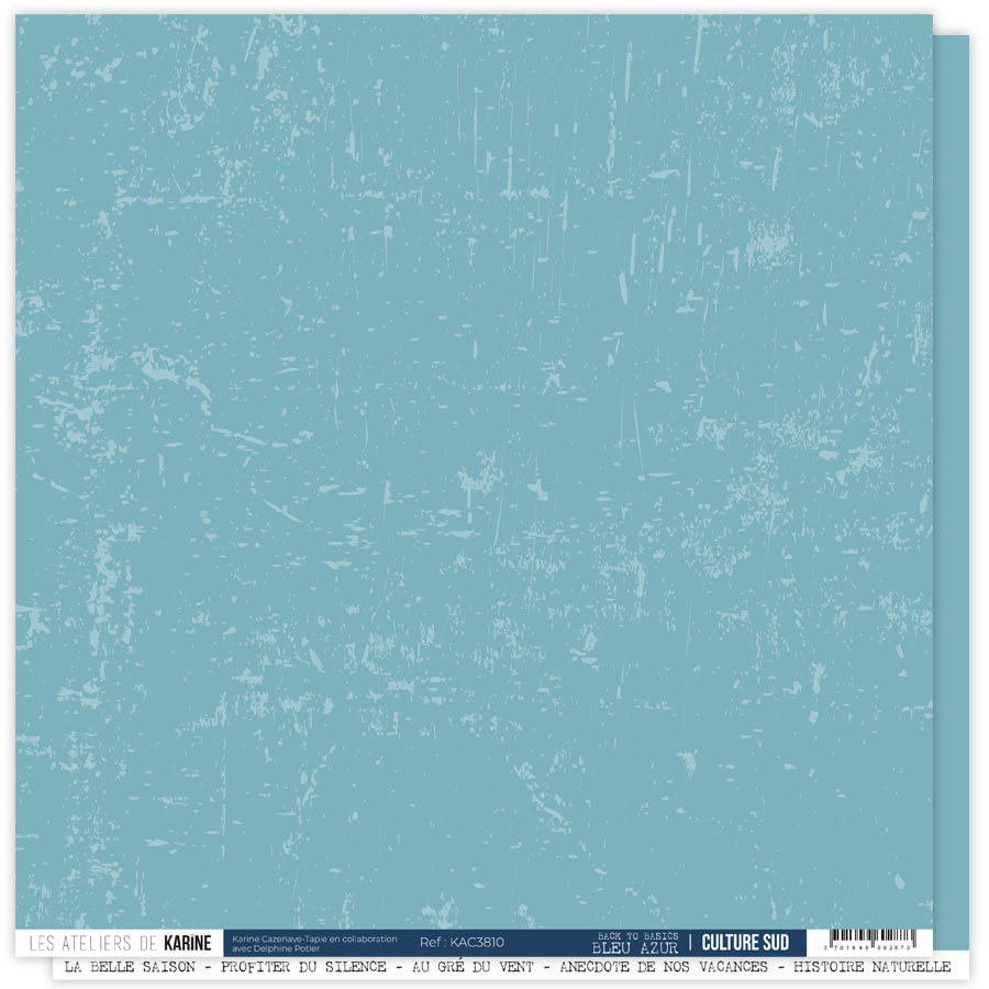 Culture Sud 10 Basic Bleu Azur von Les Atelier