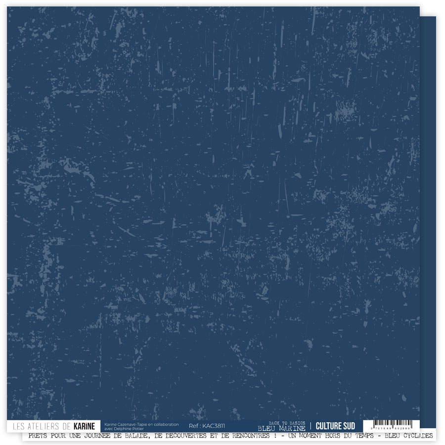 Culture Sud 11 Basic Bleu Marine von Les Atelier