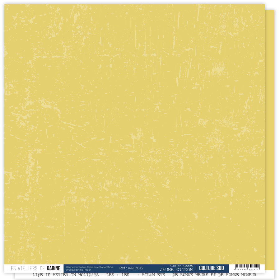 Culture Sud 13 Basic Jaune Citron von Les Atelier