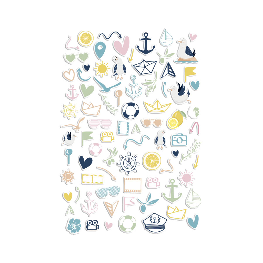 Culture Sud- Puffy Sticker von Les Ateliers de Kar