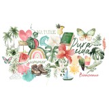 Pura Vida - Die Cuts transparent von Les Atelier