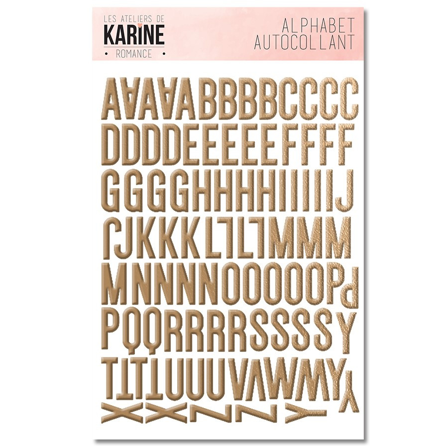 Romance - Puffy Sticker Alphabet Or Rose von