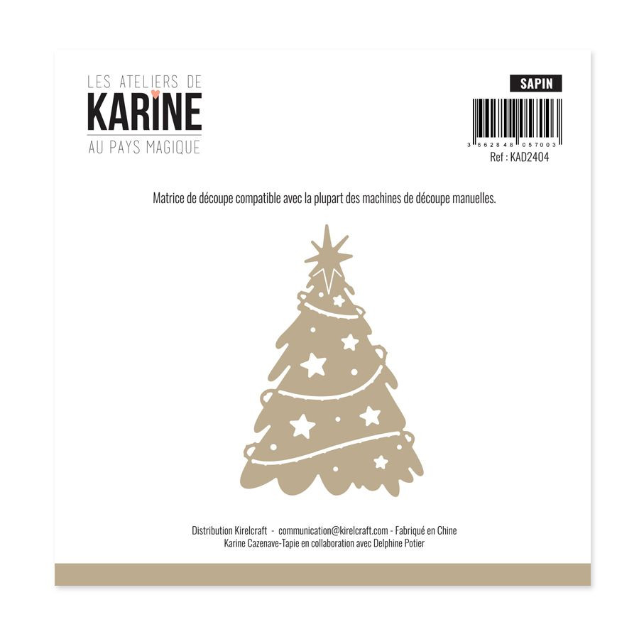 Matrices de découpe Sapin - les ateliers de karine