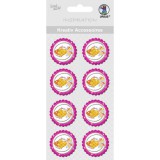 Kreativ Accessoires Fisch gelb pink Kreativ Accessoires Fisch gelb pink