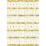 Designkarton - Kommunion gold