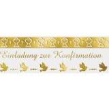 Transparentpapier - Konfirmation gold Transparentpapier - Konfirmation gold