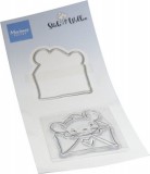Marianne D Clear Stamps & dies hello mouse