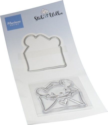 Marianne D Clear Stamps & dies hello mouse - zum Schließen ins Bild klicken