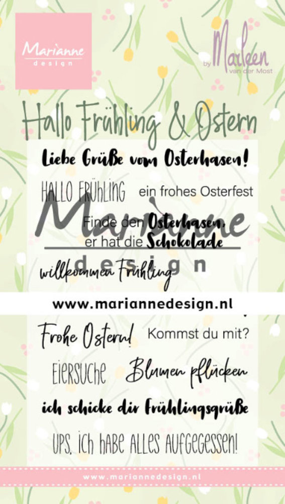 Clear Stamps by Marleen Hallo Frühling & Ostern - zum Schließen ins Bild klicken