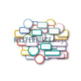 Masterpiece Die-Cuts 12 Month Label Mix Masterpiece Die-Cuts 12 Month Label Mix