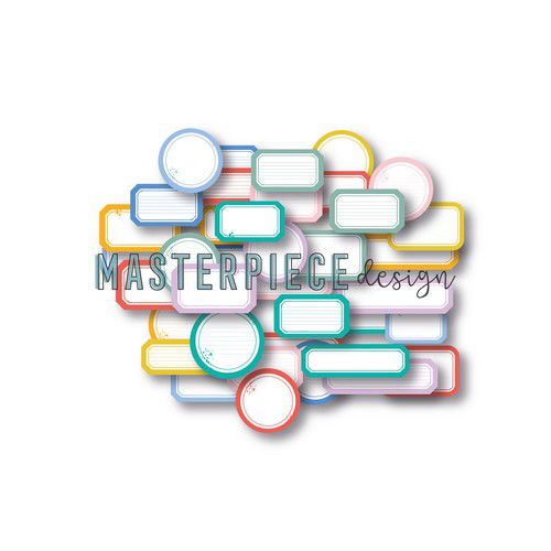 Masterpiece Die-Cuts 12 Month Label Mix