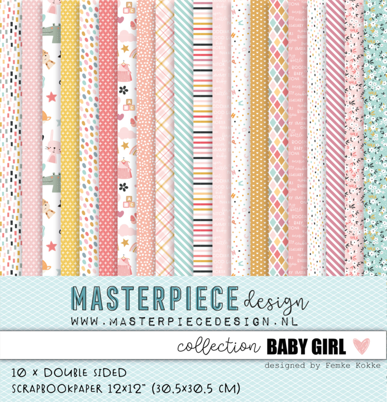 Masterpiece Baby Girl - Paper Pack 30,5x30,5 c - zum Schließen ins Bild klicken