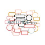 Masterpiece Die-Cuts baby girl labels