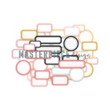 Masterpiece Die-Cuts baby girl labels - zum Schließen ins Bild klicken