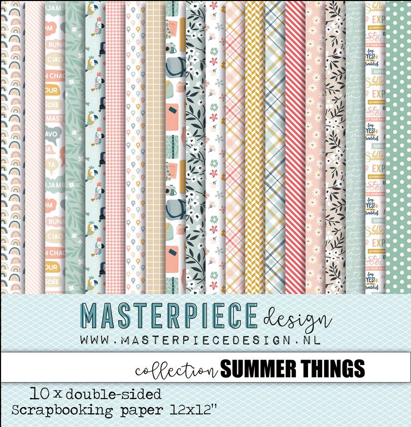 Masterpiece Summer Things - Paper Pack 30,5x30,5