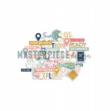 Masterpiece Die-Cuts Summer Things Text