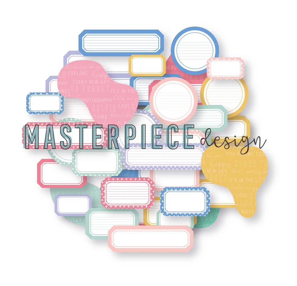 Masterpiece Die-Cuts Timeless Memories Labels - zum Schließen ins Bild klicken