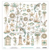 Basic Elements - Azure Coast 30,5x30,5 cm von Mint