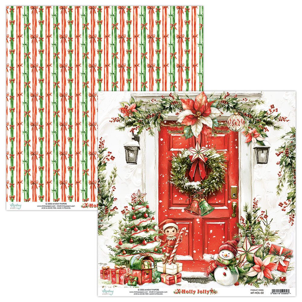 Holly Jolly 02 30,5x30,5 cm von Mintay