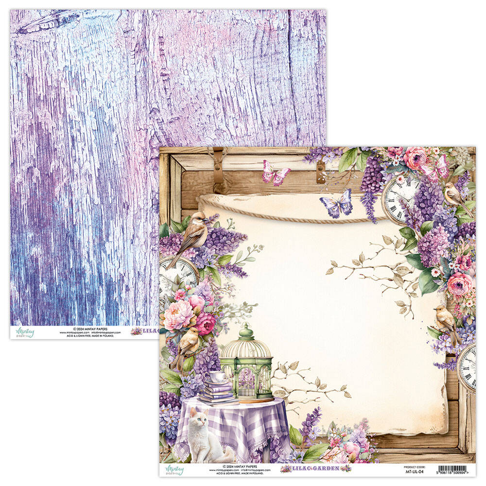 Lilac Garden 04 30,5x30,5 cm von Mintay - zum Schließen ins Bild klicken