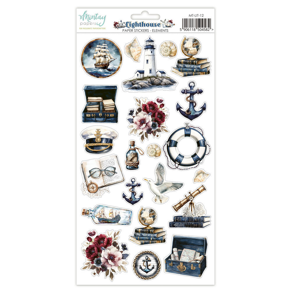 Lighthouse - Cardstock Sticker 15,2 x 30,5 c