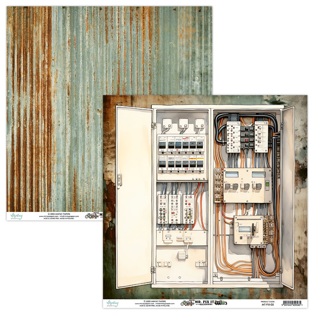 Mr. Fix it 05 30,5x30,5 cm von Mintay Mr. Fix it 05 30,5x30,5 cm von Mintay
