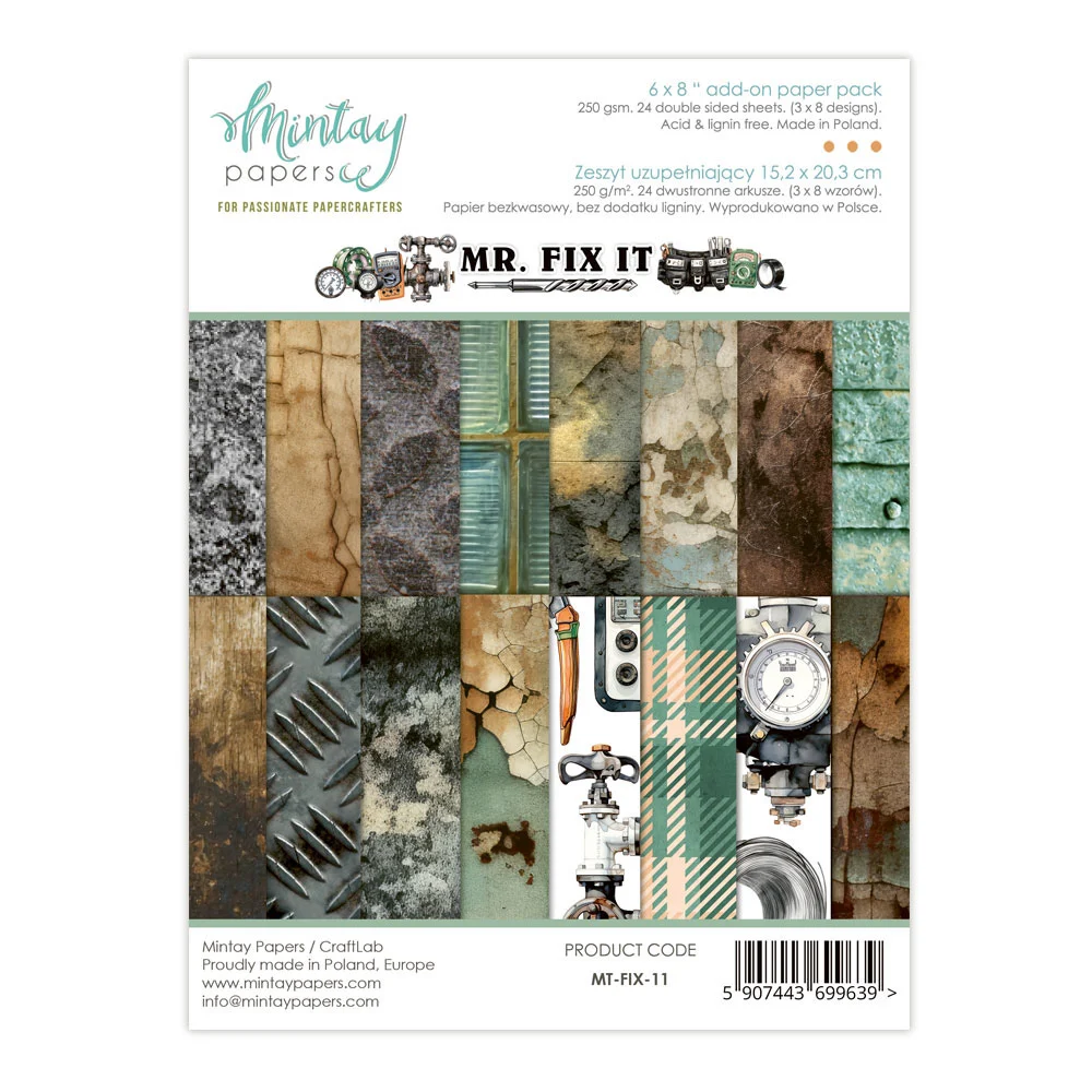 Mr. Fix it - Paper Pad 15,2x20,3 cm
