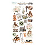 Music Garden - Cardstock Sticker 15,2 x 30,5 c Music Garden - Cardstock Sticker 15,2 x 30,5 c