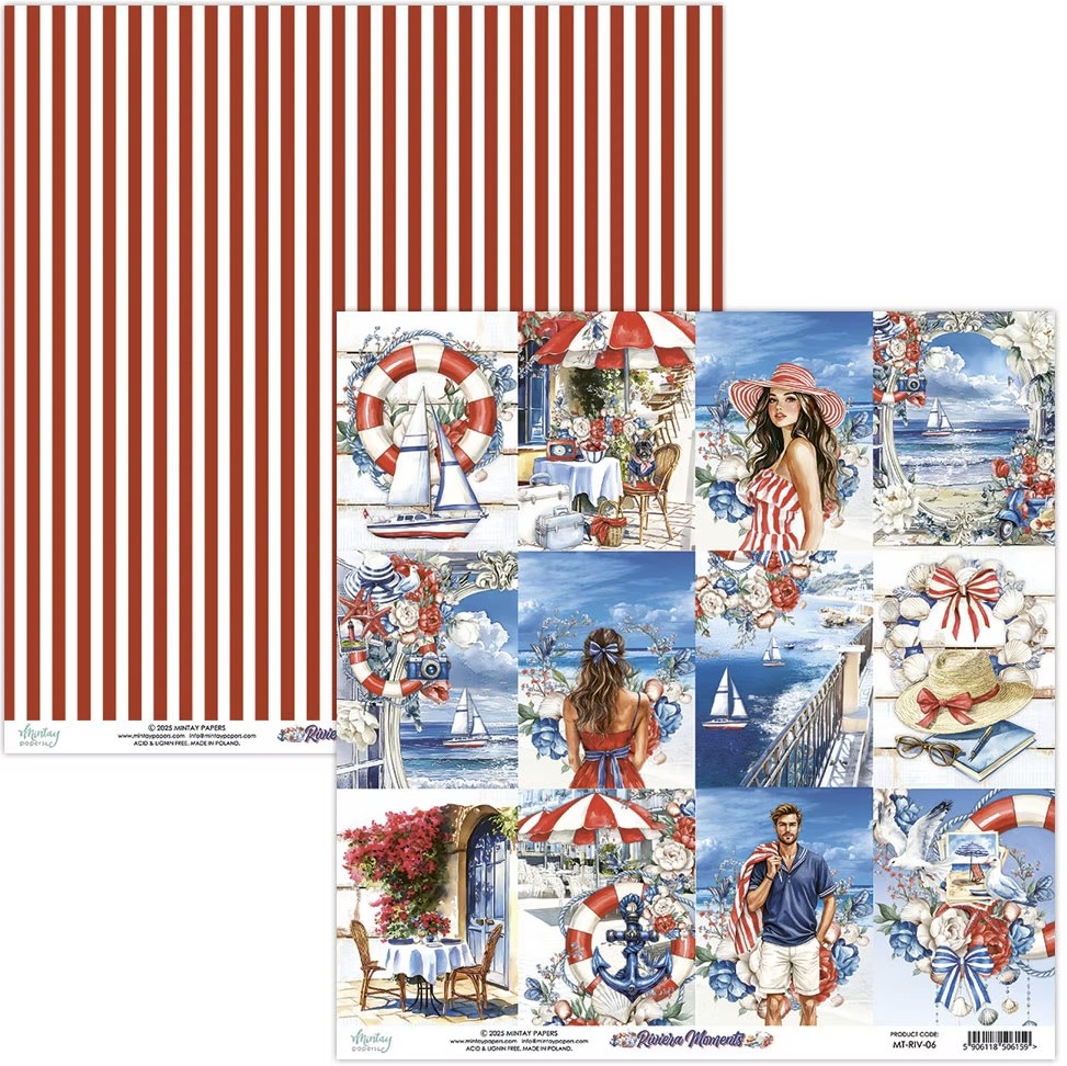 Riviera Moments 06 30,5x30,5 cm von Mintay