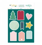Muérdago - Troquel Mini Tags navideños Muérdago - Troquel Mini Tags navideños