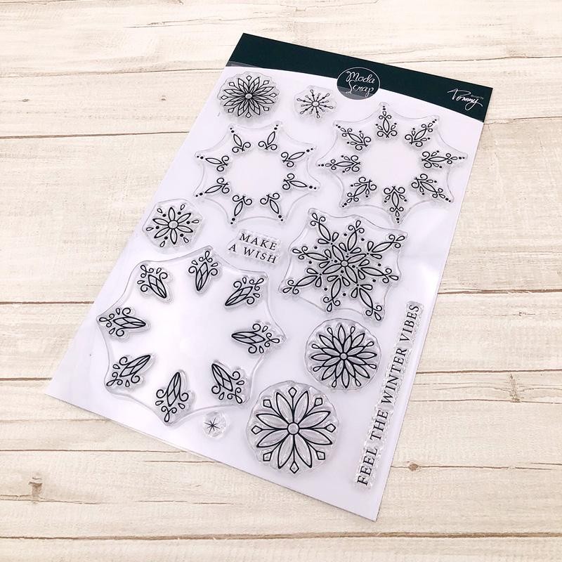 Fiocco di Neve - Clear Stamp Set von modascrap - zum Schließen ins Bild klicken