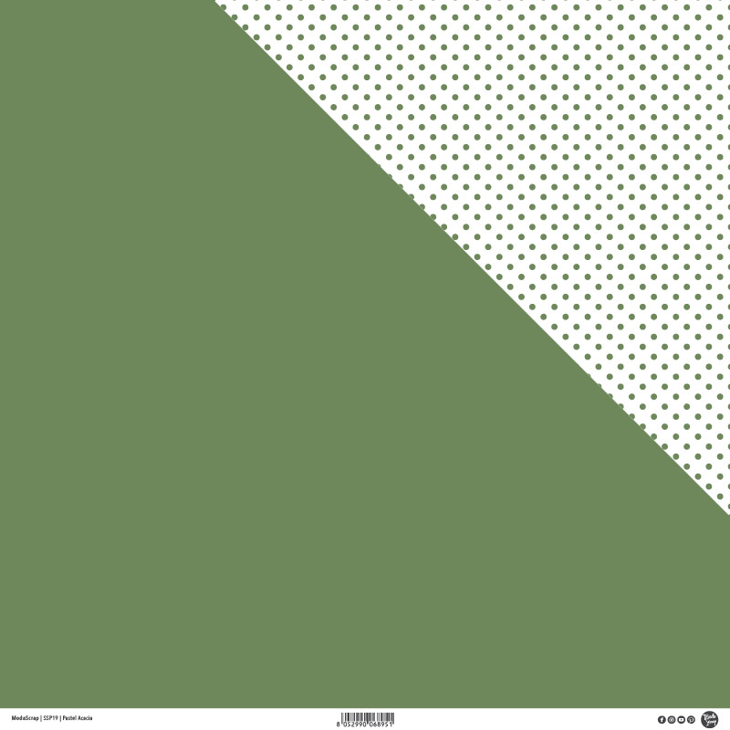 Pastel Acacia Double Face - 30,5x30,5 cm vo - zum Schließen ins Bild klicken
