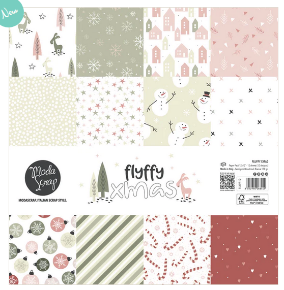 Fluffy Christmas - Paper Pack 30,5x30,5 cm von - zum Schließen ins Bild klicken
