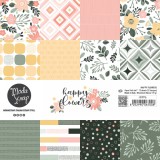 Happy Flowers - Paper Pad 15,2x15,2 cm Happy Flowers - Paper Pad 15,2x15,2 cm