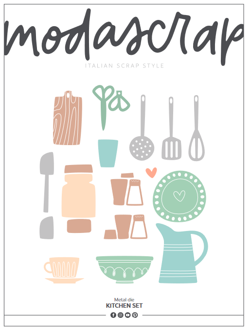 Modascrap Fustella - Kitchen Set - zum Schließen ins Bild klicken
