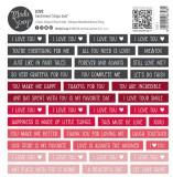 Love - Sentiment Strips von modascrap Love - Sentiment Strips von modascrap