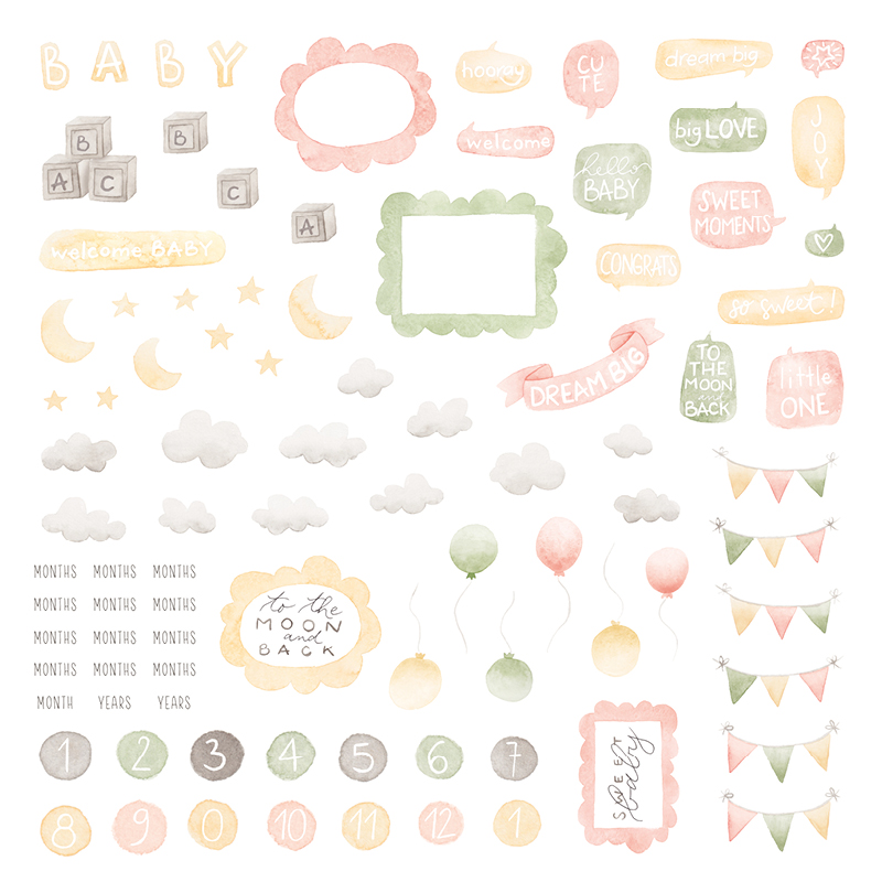 Dream Big, Little One - Die Cuts von modascrap