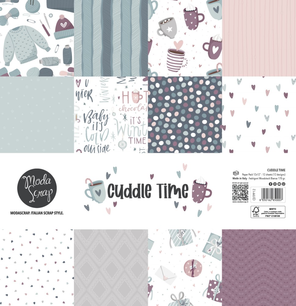 Cuddle Time - Paper Pack 30,5x30,5 cm von modascr