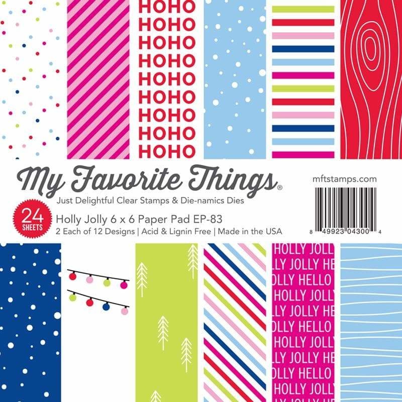 MFT Festive Holly Jolly - Paper Pad 15,2x15,2 cm