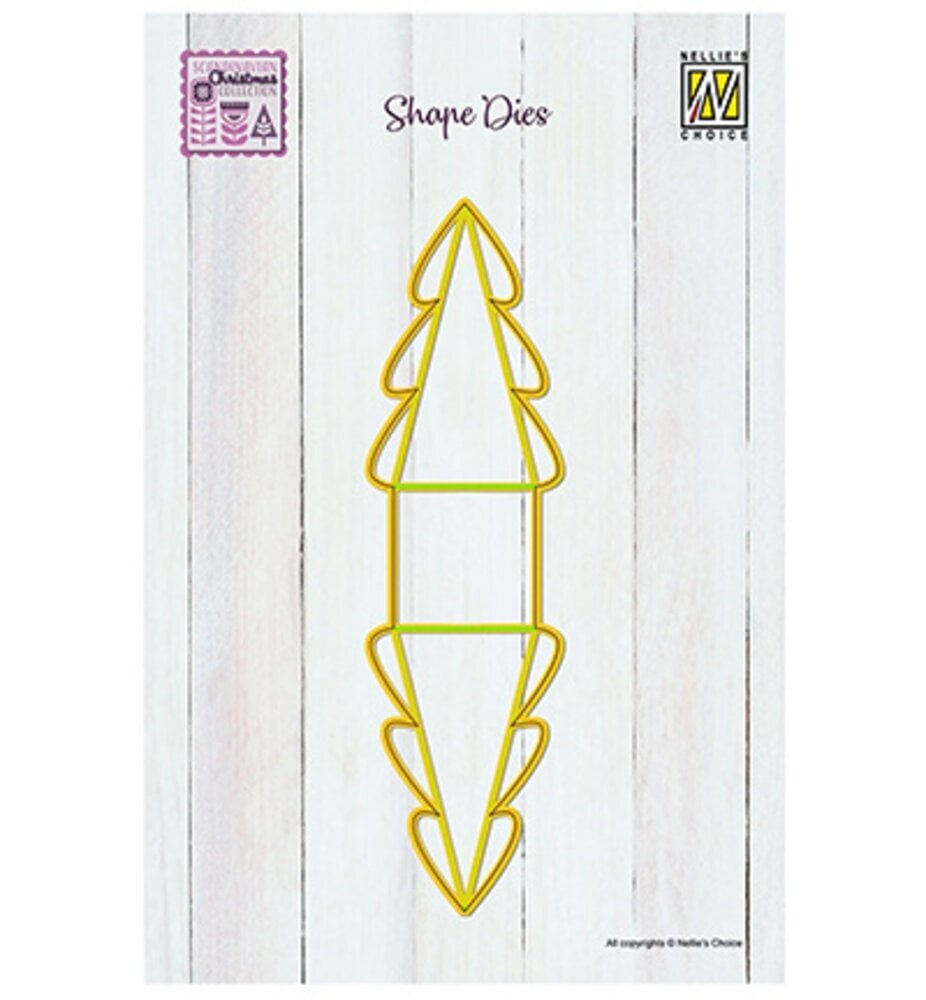 Nellies Choice - Christmas Tree Box Stanzschablone