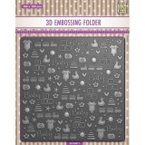 Nellie Snellen 3-D Embossing Folder Babythings Nellie Snellen 3-D Embossing Folder Babythings