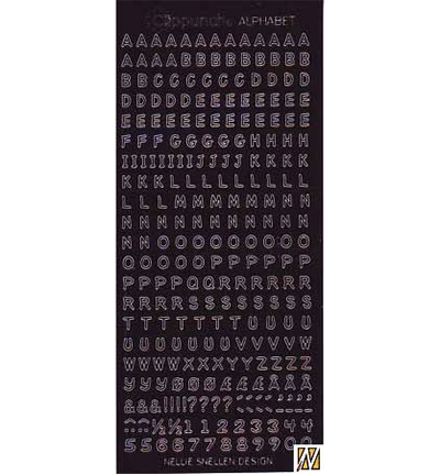 Nellie Snellen - Sticker Alphabet Black - zum Schließen ins Bild klicken