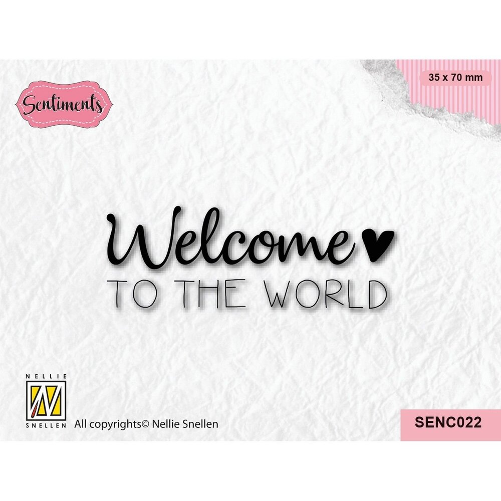 Nellie Snellen - Clear Stamps Welcome to the World - zum Schließen ins Bild klicken