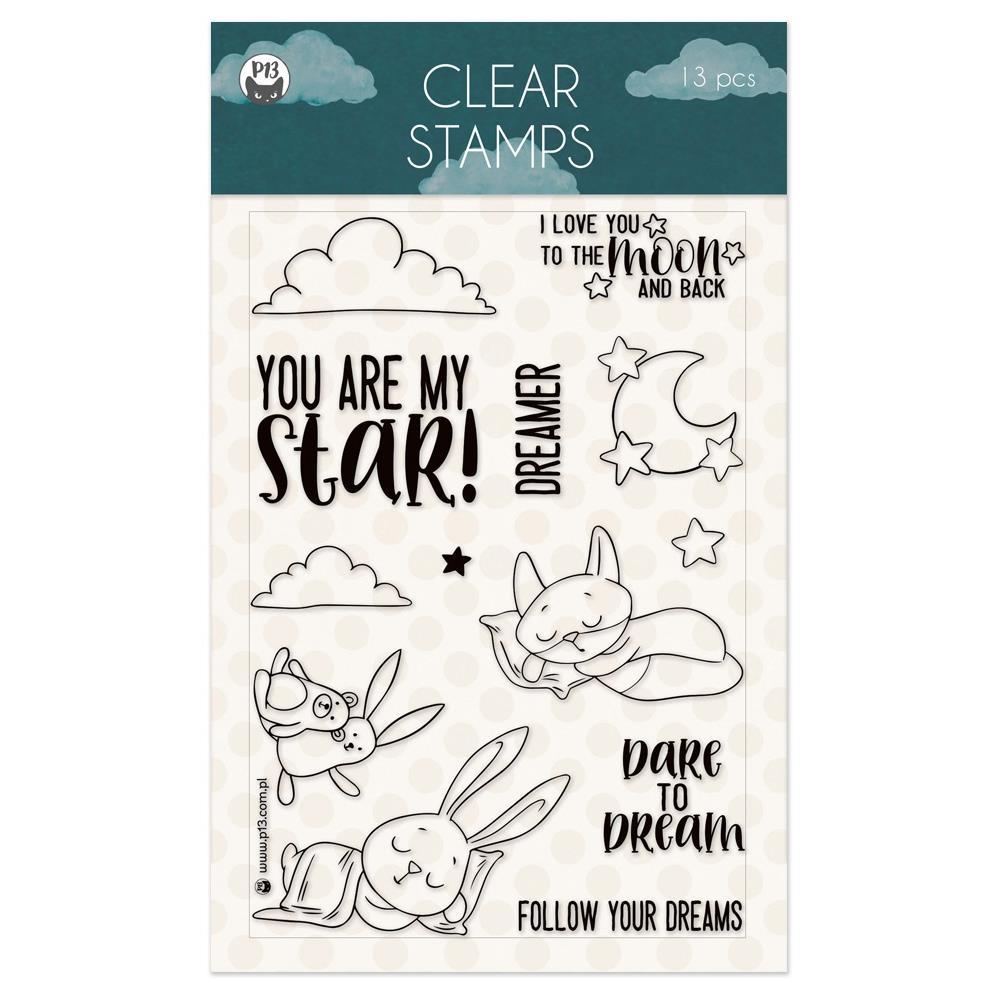 Good Night Clear Stamp Set 01 von P13 - zum Schließen ins Bild klicken